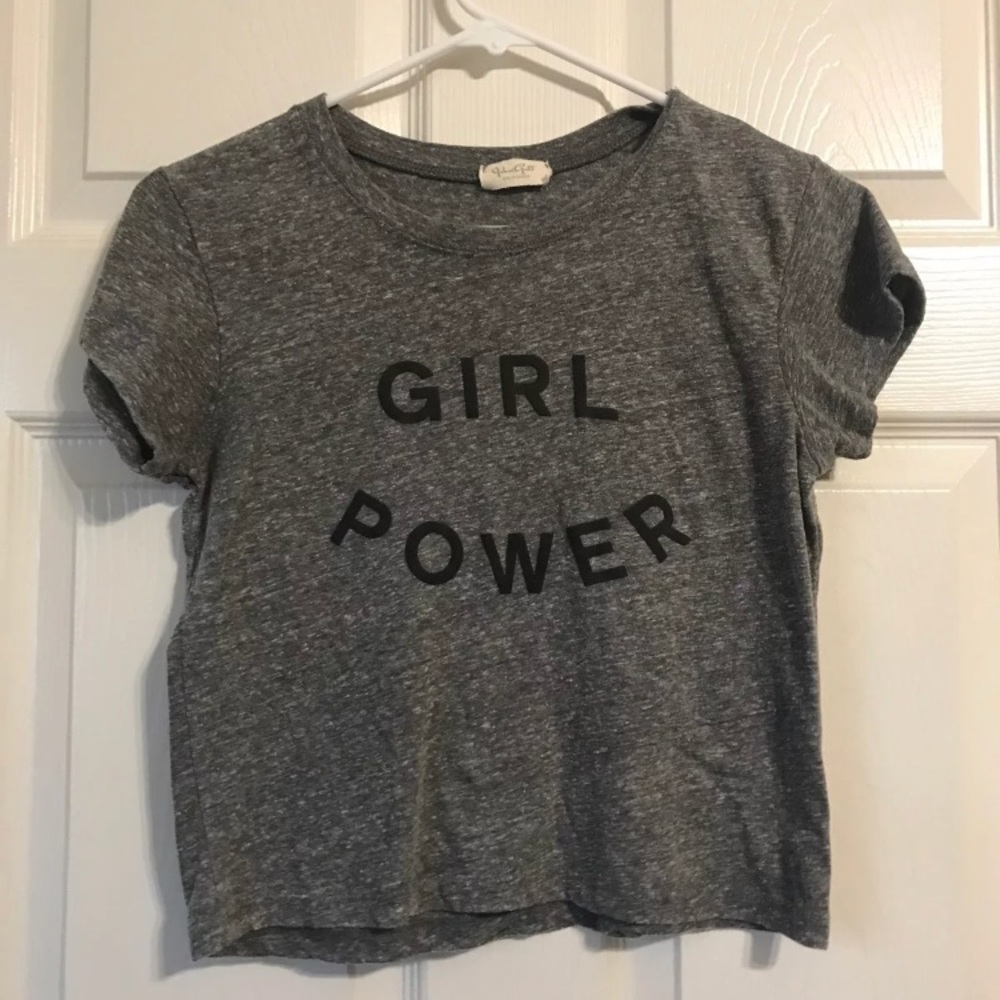 Brandy Melville Girl Power Crop Top